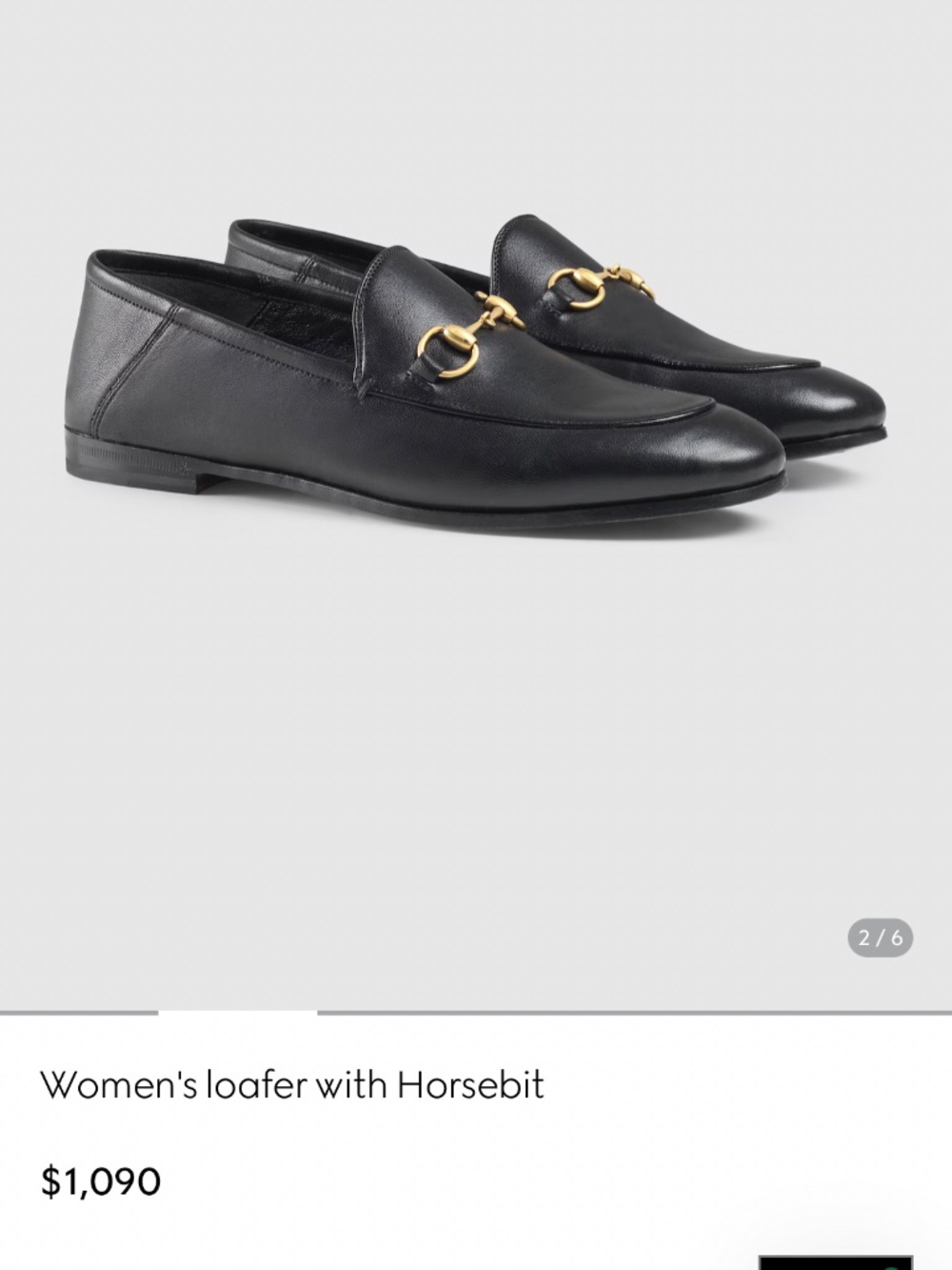 Gucci Black Leather Women’s Horsebit Loafers - Picture 14 of 16